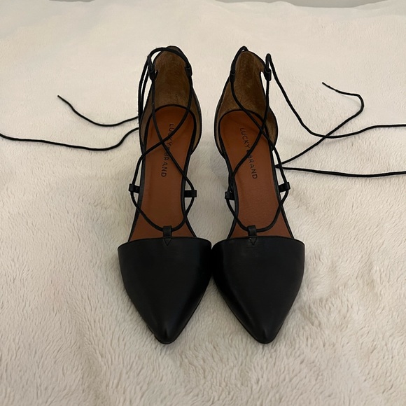 lucky brand black sabreena pump size 9.5 - Picture 9 of 12
